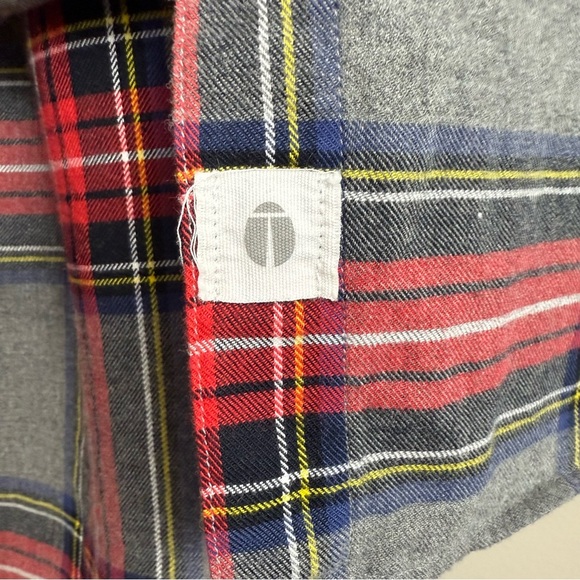 Grayson Frank & Eileen‎ The Hero Womens Gray Red Plaid Flannel Size 01/XS - Picture 5 of 9